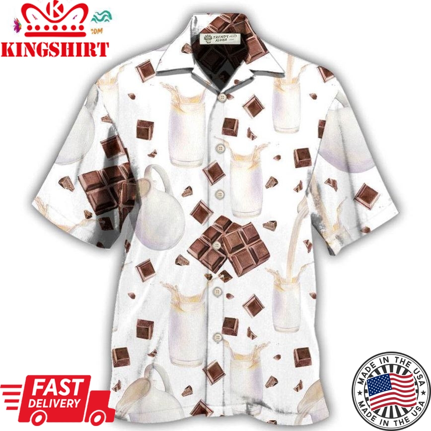 Chocolate Milk Is Cheaper Than Therapy Basic Style Hawaiian Shirt