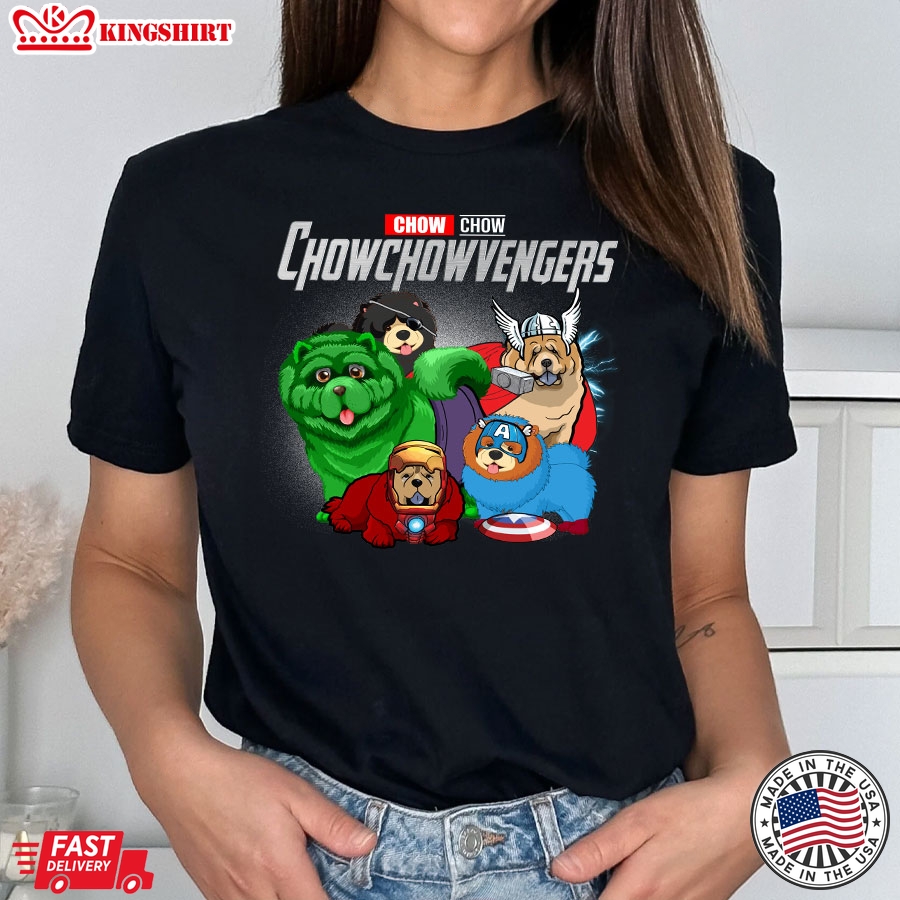 Chow Chow Chowchowvengers Marvel Avengers Endgame T-Shirt