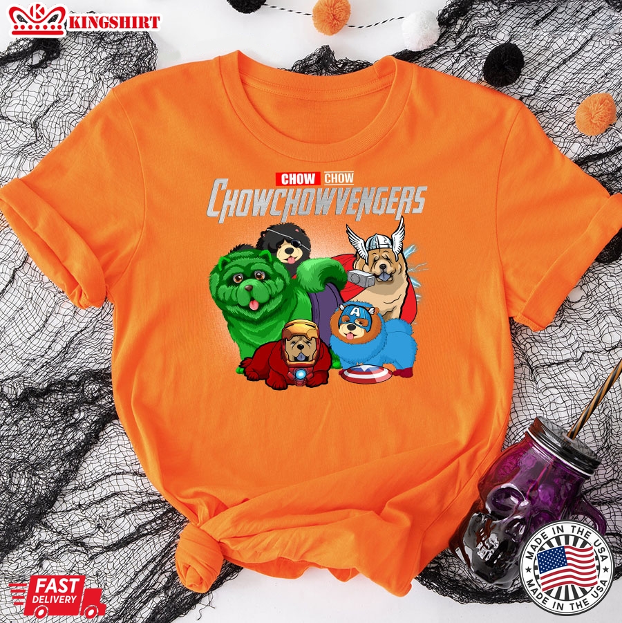 Chow Chow Chowchowvengers Marvel Avengers Endgame T-Shirt