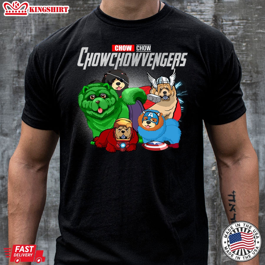 Chow Chow Chowchowvengers Marvel Avengers Endgame T-Shirt