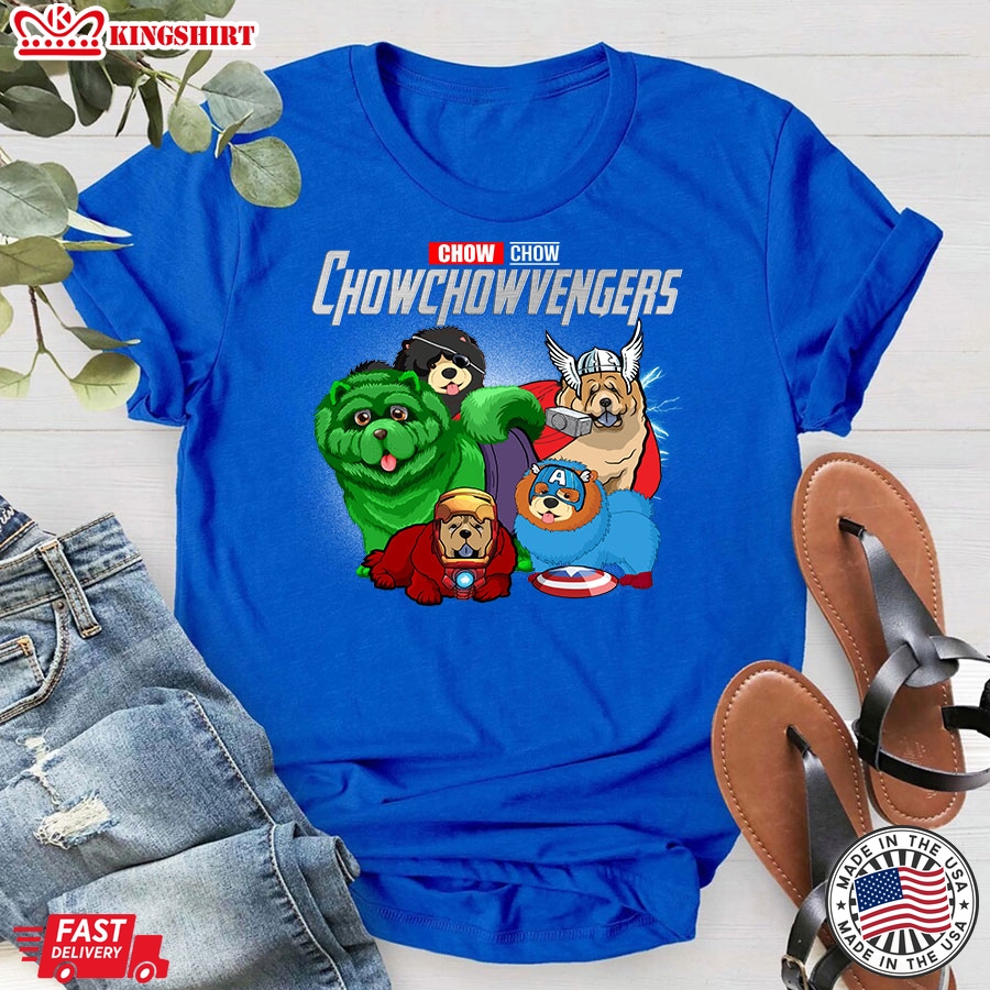 Chow Chow Chowchowvengers Marvel Avengers Endgame T-Shirt