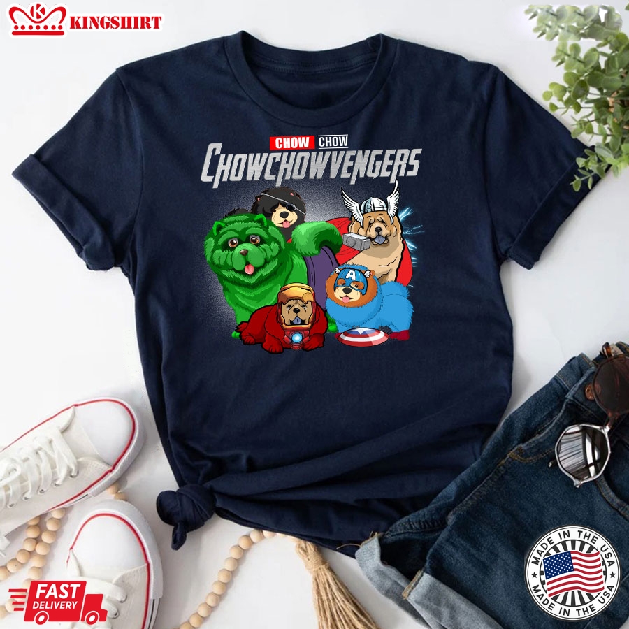 Chow Chow Chowchowvengers Marvel Avengers Endgame T-Shirt