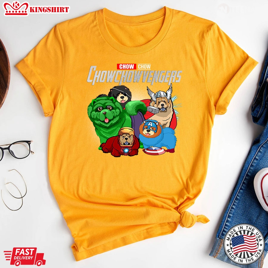 Chow Chow Chowchowvengers Marvel Avengers Endgame T-Shirt