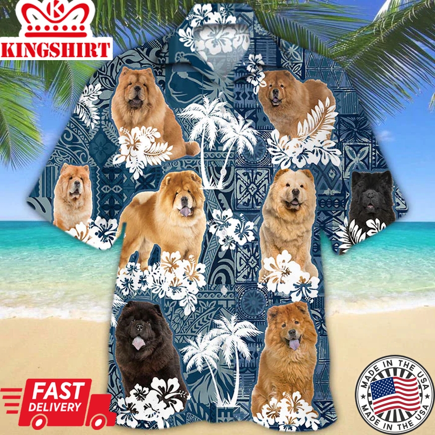 Chow Chow Trendy Hawaiian Shirt, Dog Summer Aloha Trendy Hawaiian Shirt For Men, Women