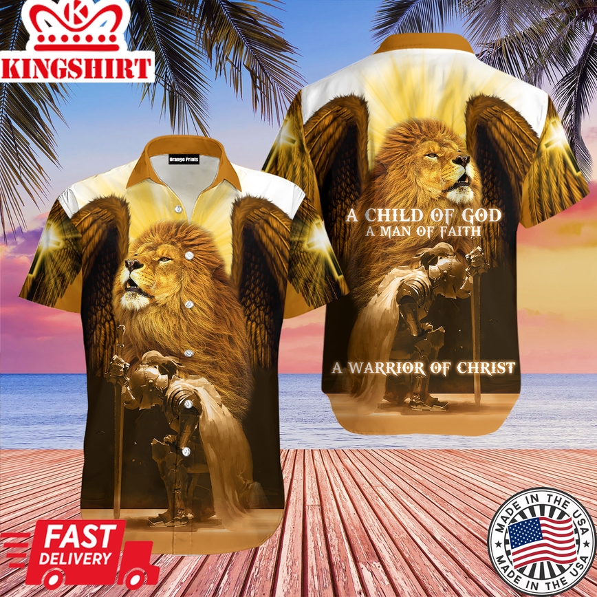 Christian Jesus Catholic Lion Aloha Hawaiian Shirts For Men And Women |