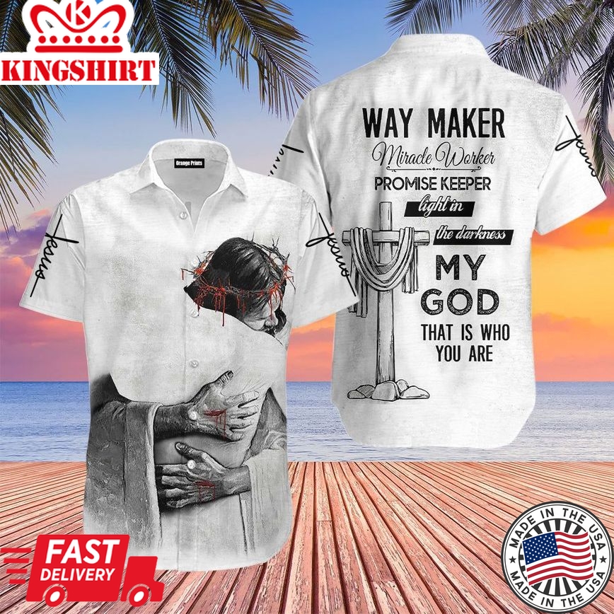 Christian Jesus Way Maker Aloha Hawaiian Shirts For Men And Women |