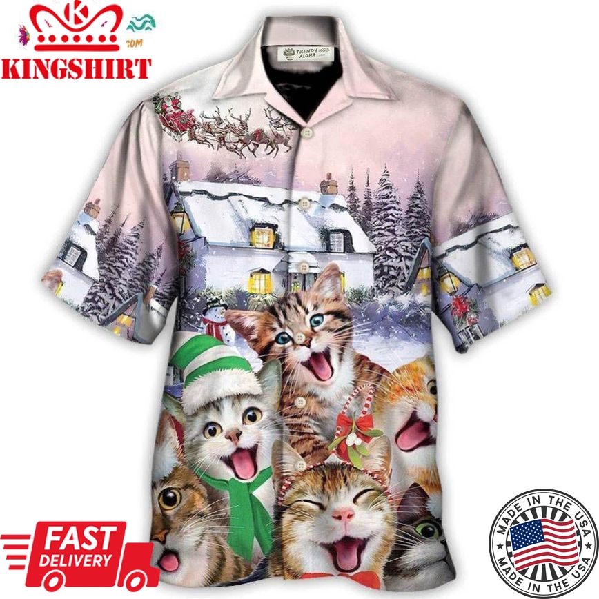 Christmas Cat I'm The Only One You Need Hawaiian Shirt