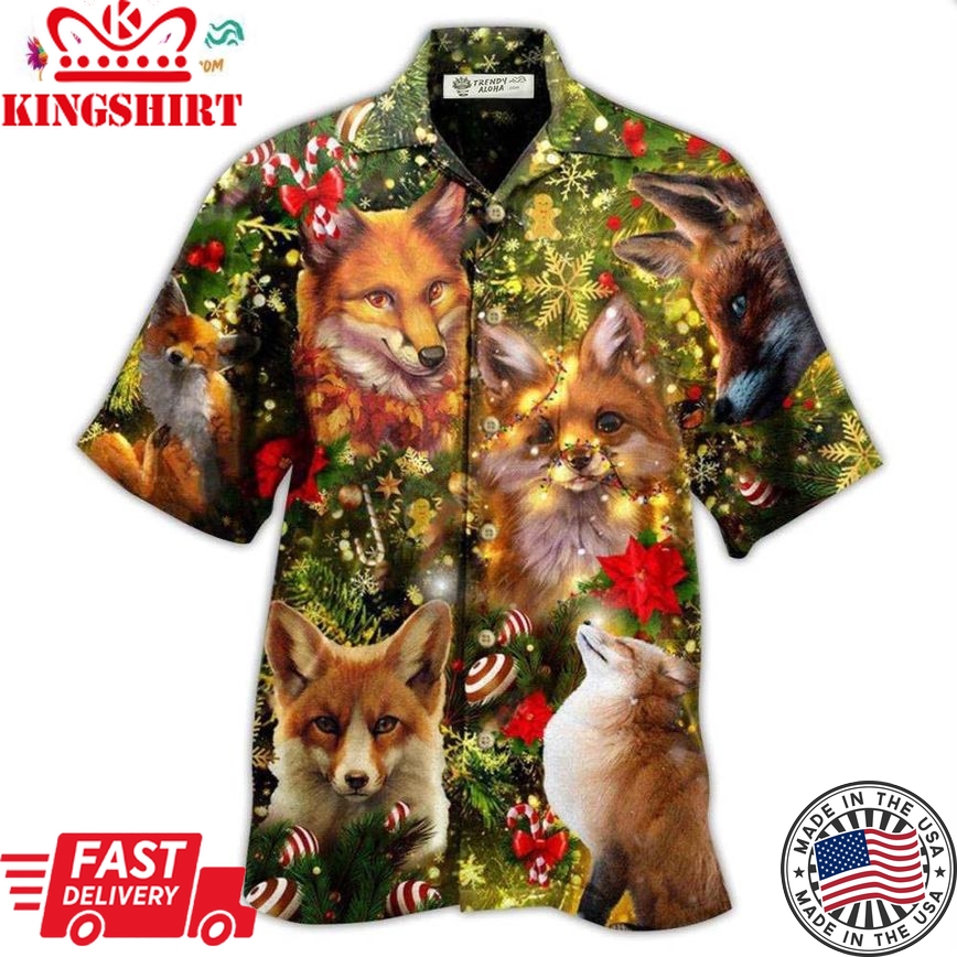 Christmas Merry Christmas Foxmask Hawaiian Shirt