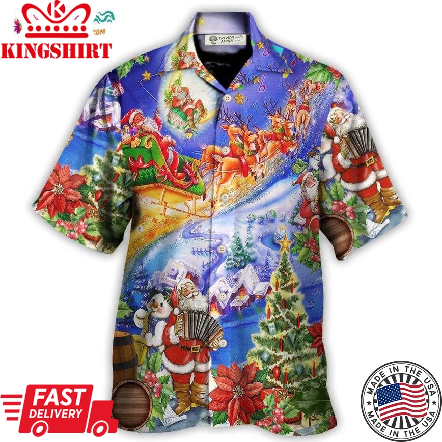 Christmas Santa Claus Love Hawaiian Shirt