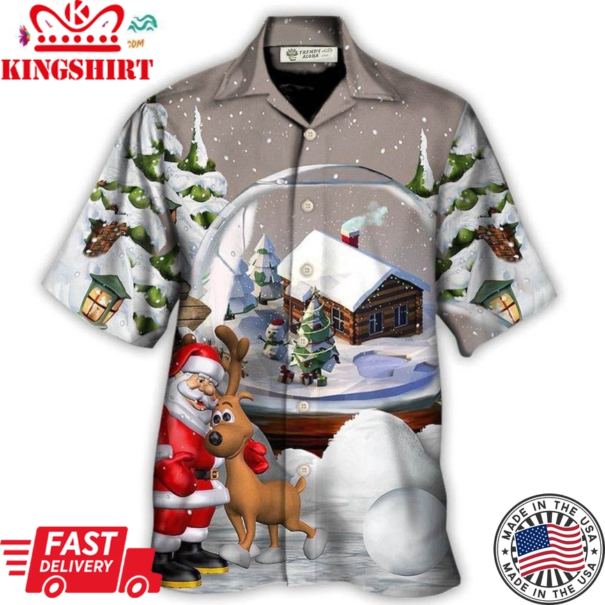 Christmas Santa Giving Christmas For Everyone Hawaiian Shirt