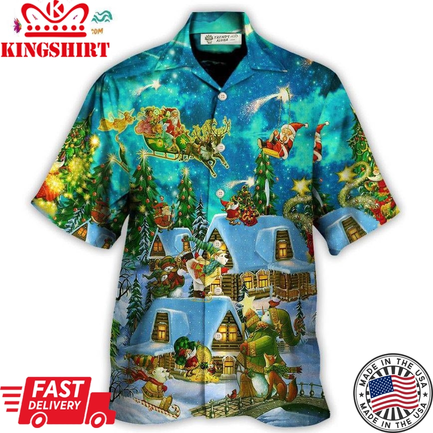 Christmas The Magical Night Hawaiian Shirt