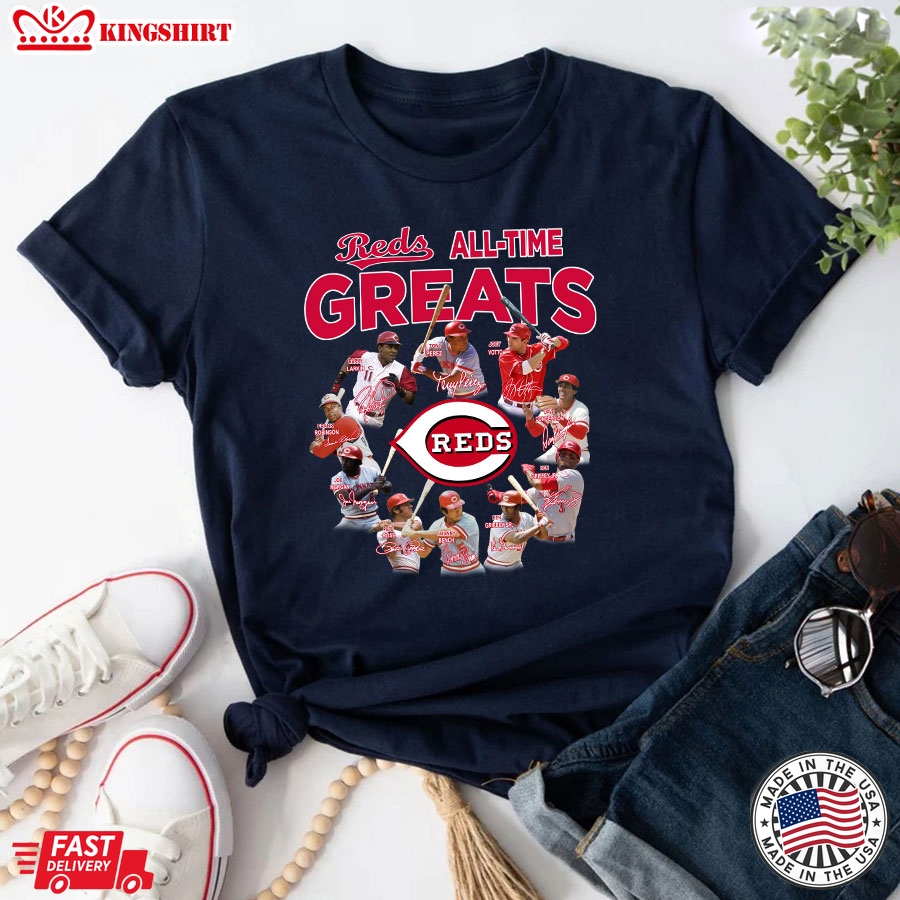 Cincinnati Reds All-Time Greats T-Shirt