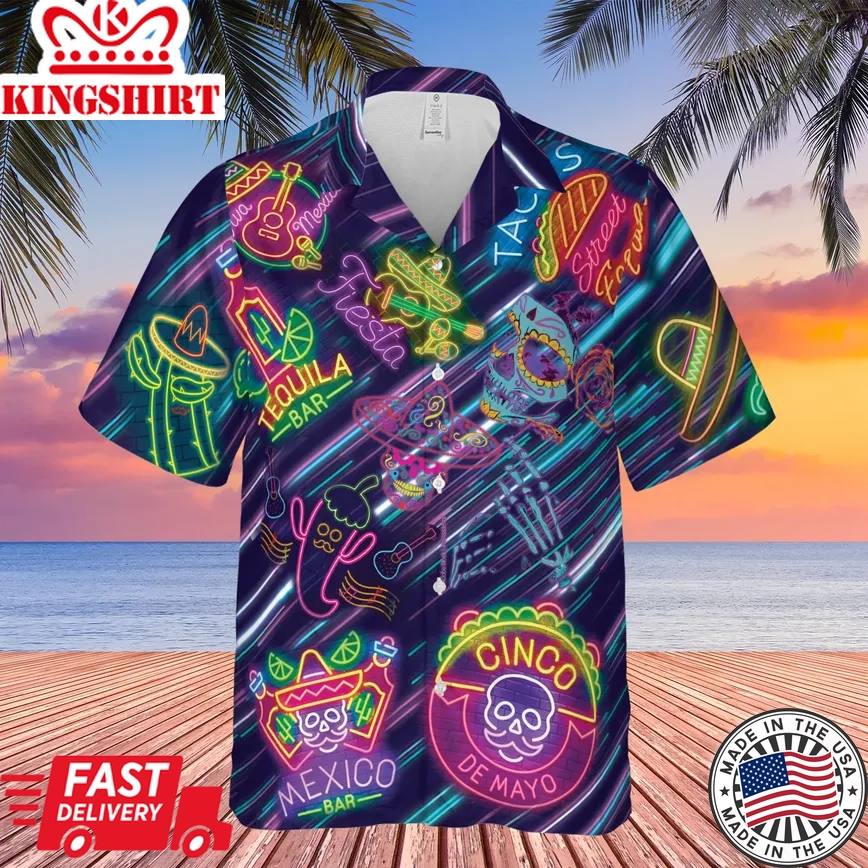 Cinco De Mayo Mexican Party Trendy Hawaiian Shirt Aloha Shirt