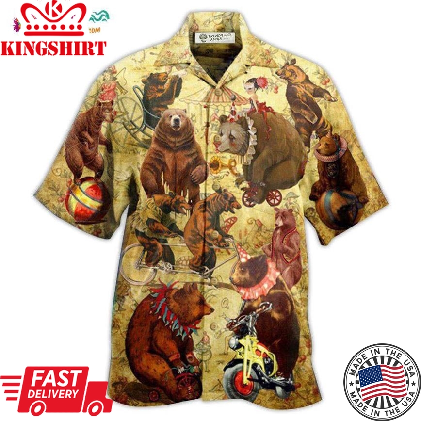 Circus Bears Amazing Hawaiian Shirt