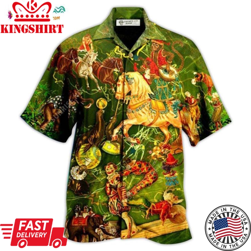 Circus Life Is Full Of Magical Moments Amazing Animal Hawaiian Shirt