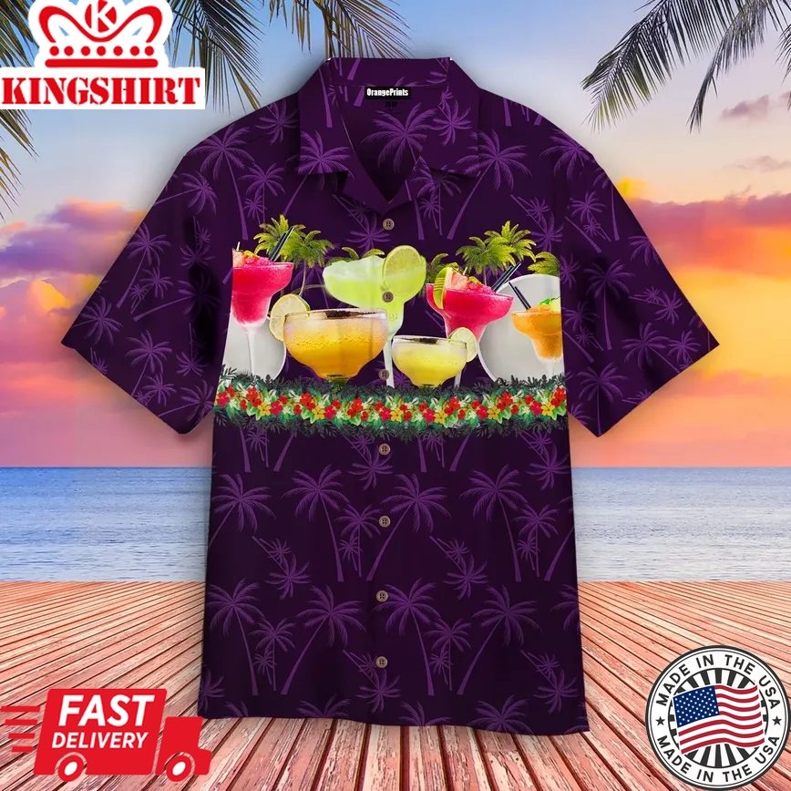 Classic Margarita Trendy Hawaiian Shirt Aloha Shirt