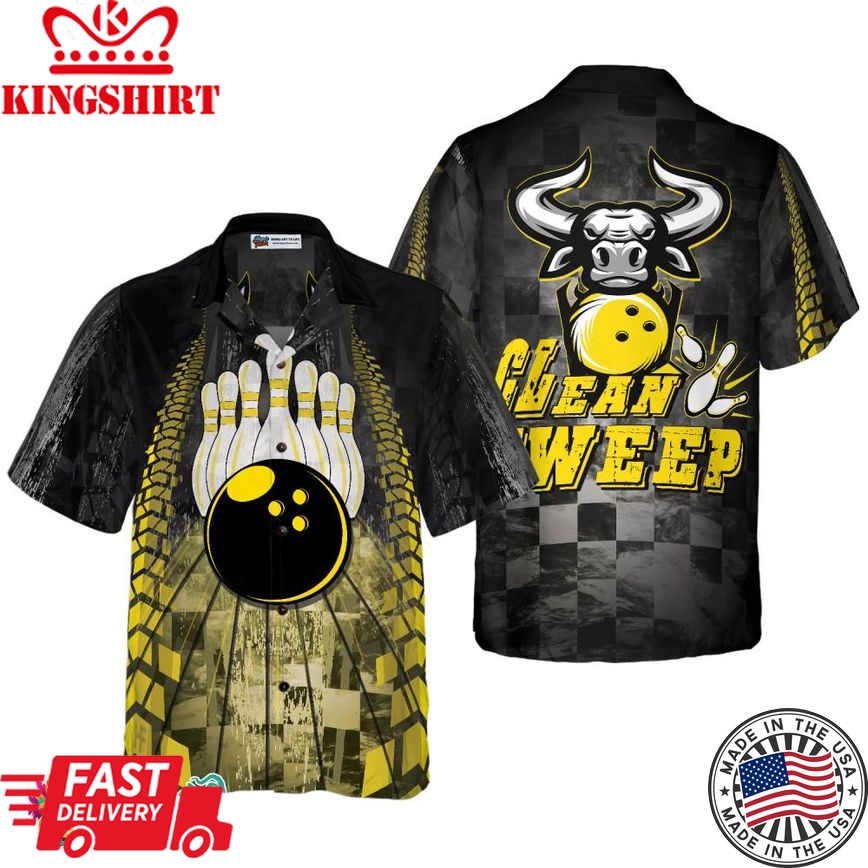 Clean Sweep Bowling Bull Hawaiian Shirt