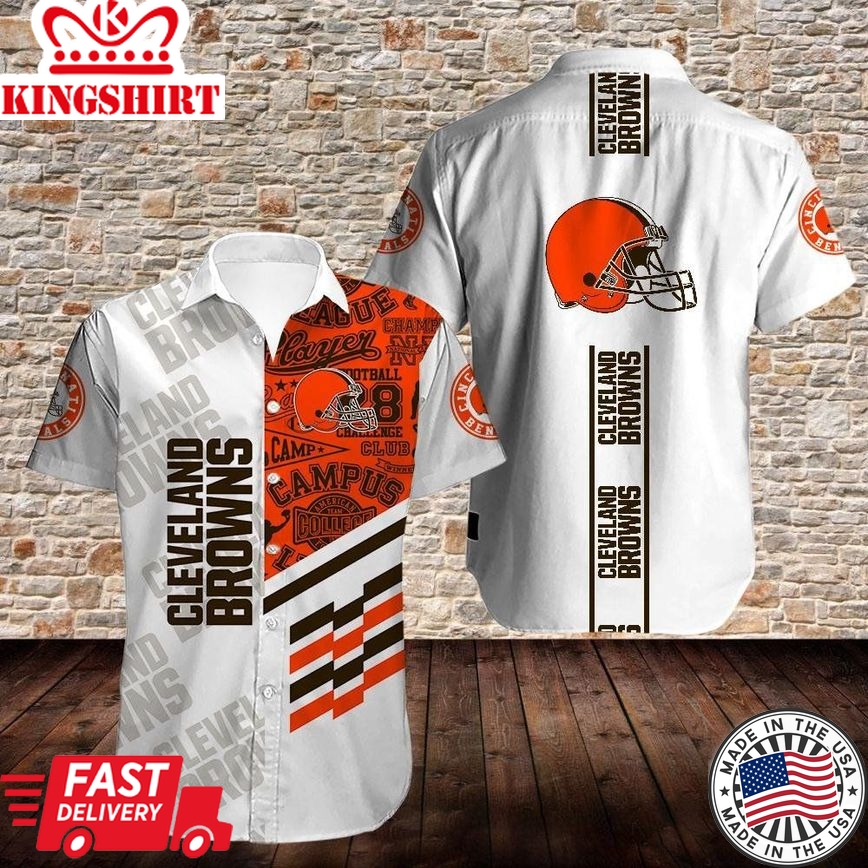 Cleveland Browns Limited Edition Hawaiian Shirt Trending Hawaiian Shirts Design 06