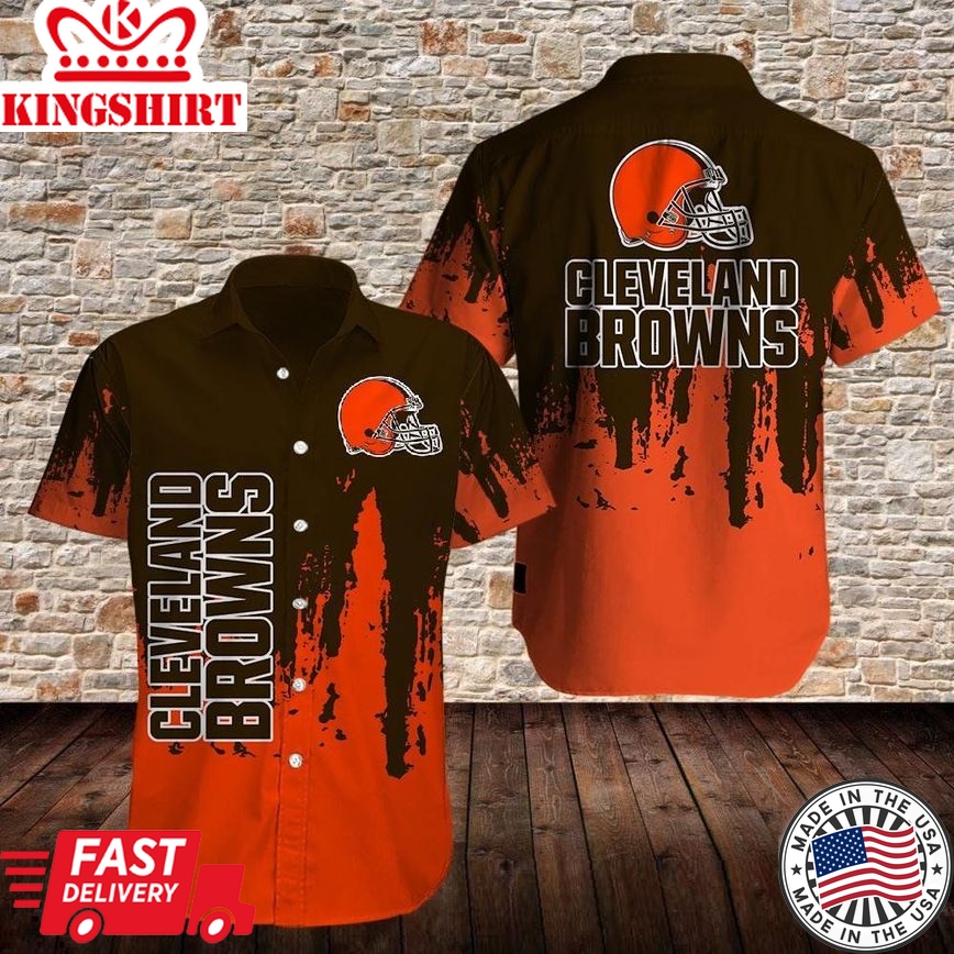 Cleveland Browns Limited Edition Hawaiian Shirt Trending Hawaiian Shirts Design 07