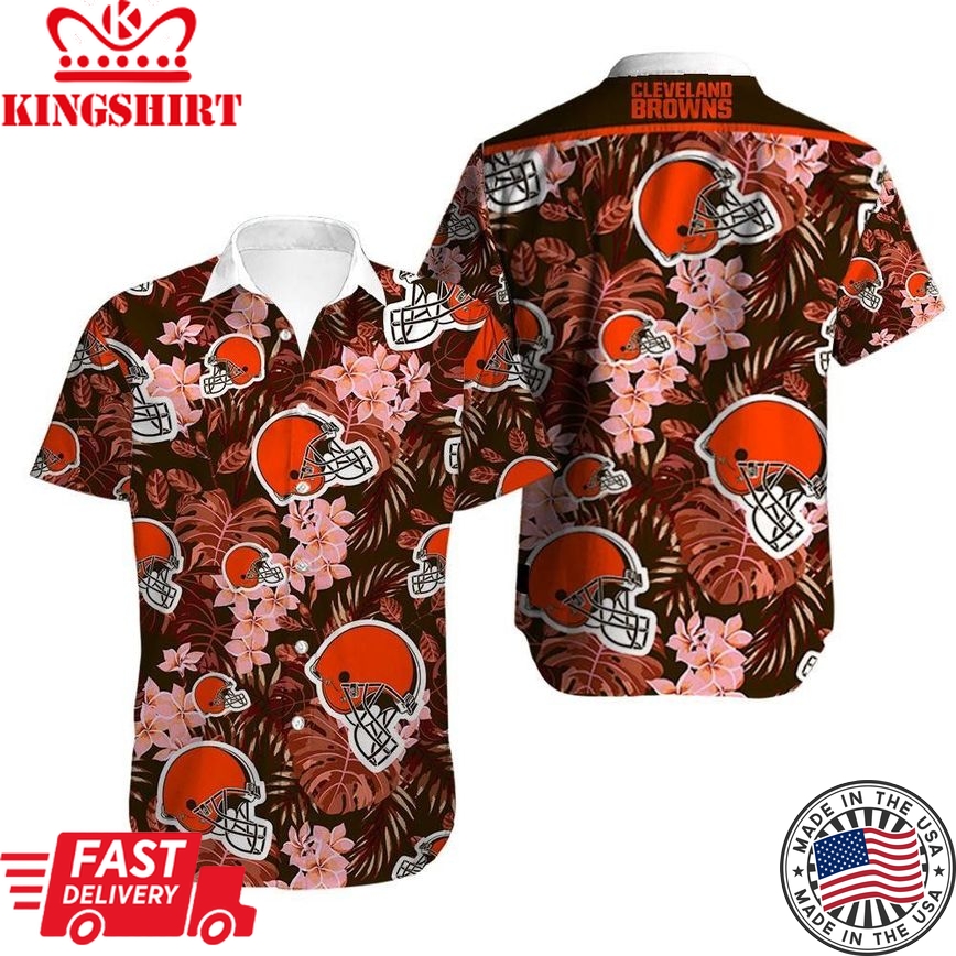 Cleveland Browns Limited Edition Hawaiian Shirt Trending Hawaiian Shirts Design 09