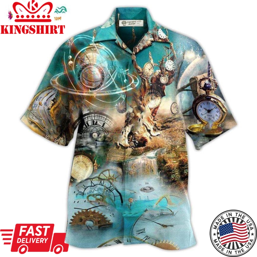 Clock If Not Now When Clock Ring Hawaiian Shirt