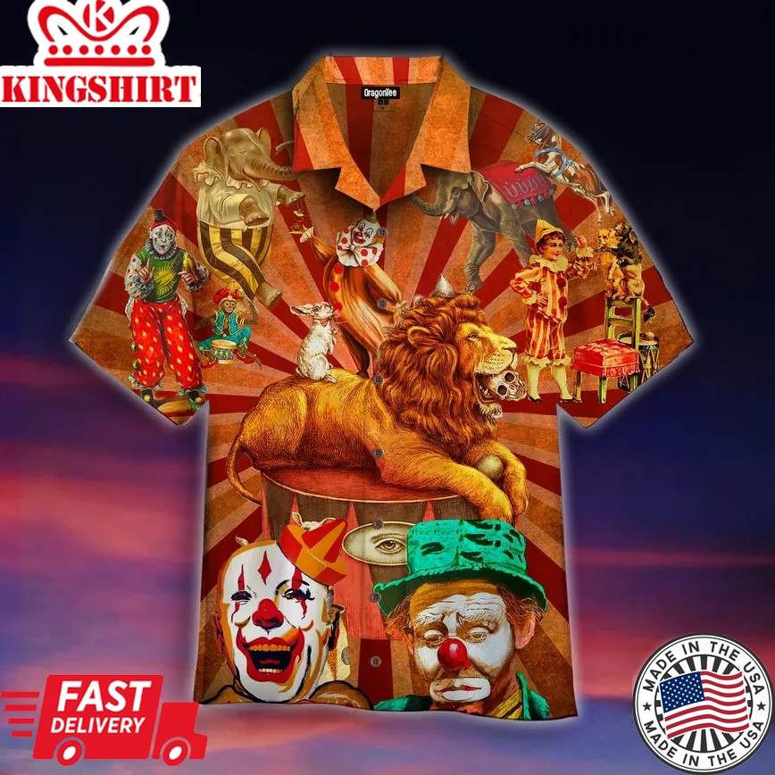 Clown Funny Happy Edition Trendy Hawaiian Shirt Aloha Shirt