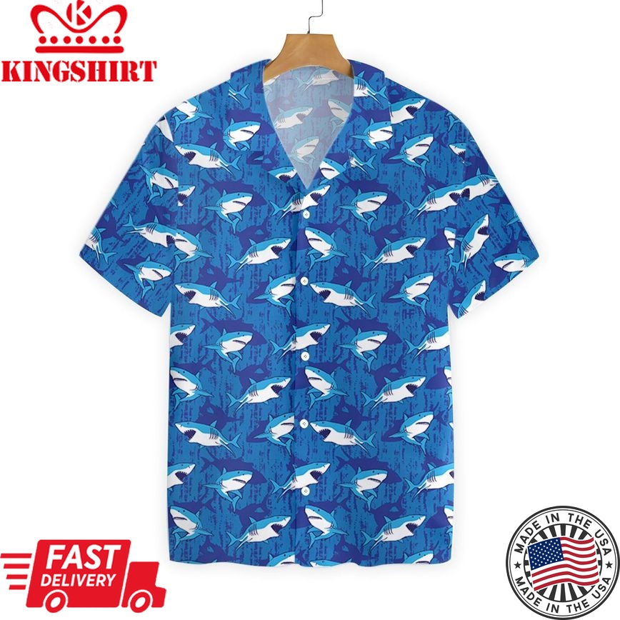 Coastal Predator: Shark Hawaiian Shirt