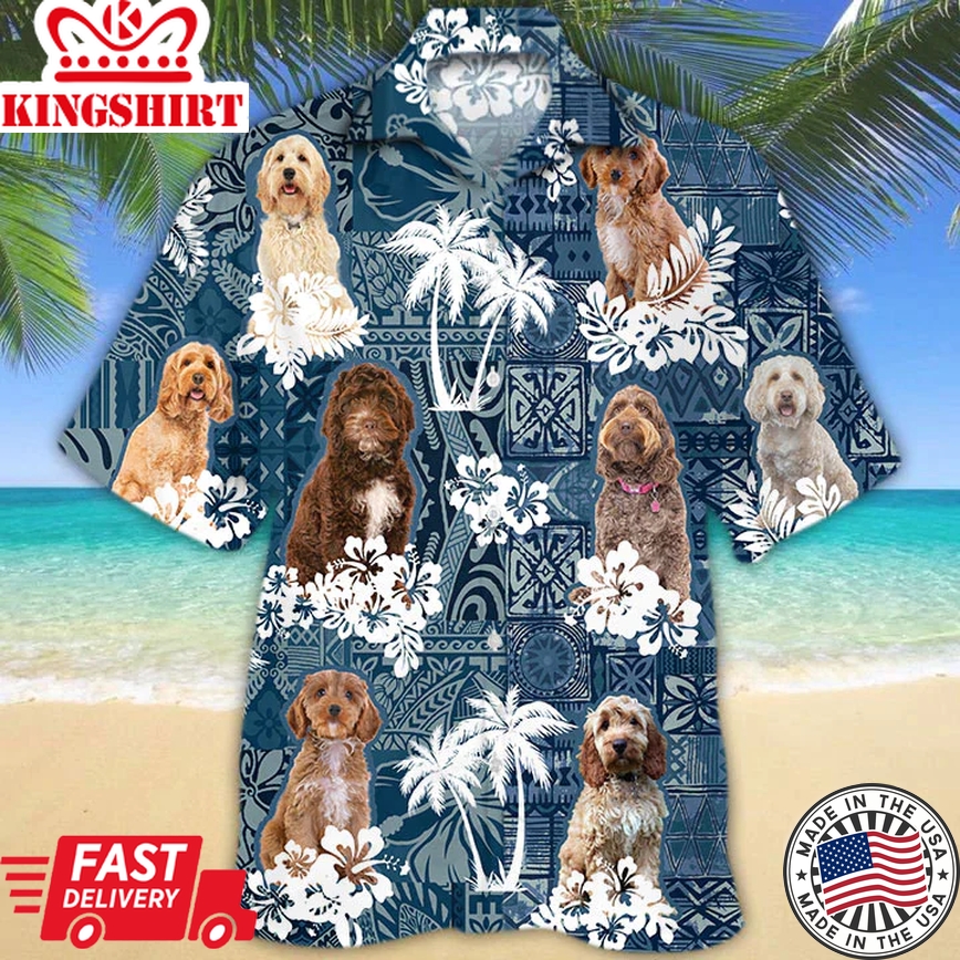 Cockapoo Trendy Hawaiian Shirt