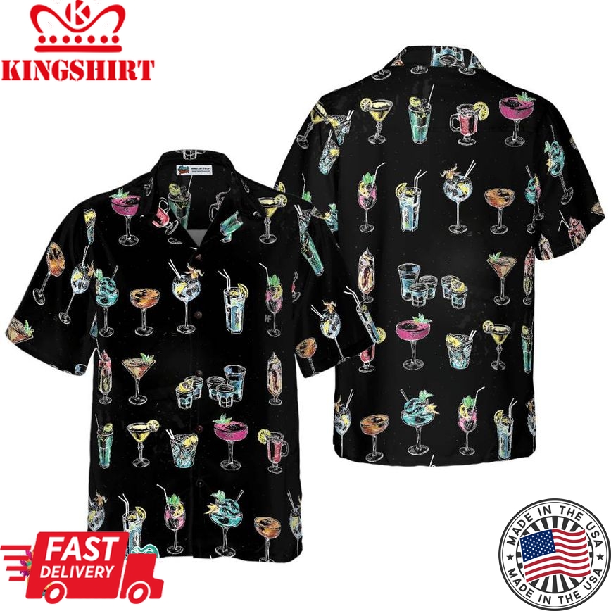 Cocktail For You Bartender Hawaiian Shirt