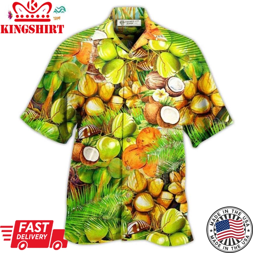 Coconut Brings Fresh To Summer Cool Hawaiian Shirt