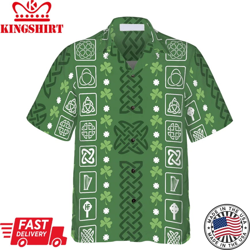 Collection Of Celtic Irish Happy St Patrick's Day Trendy Hawaiian Shirt