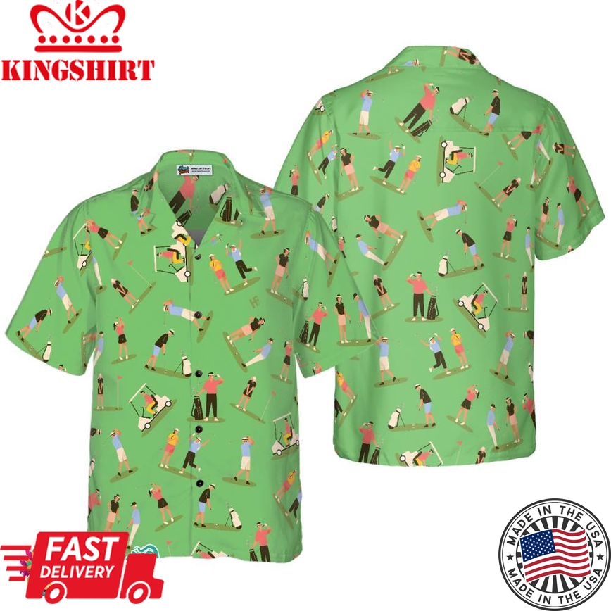 Collection Of Golf Players Hawaiian Shirt