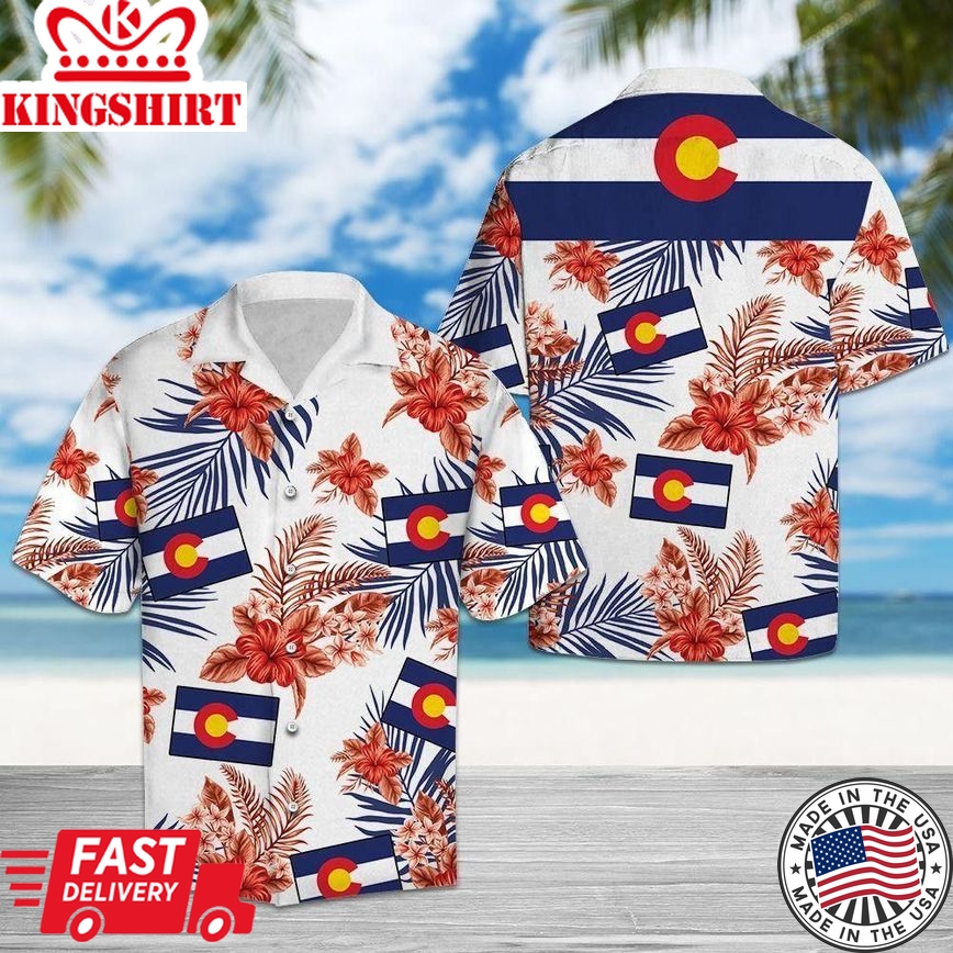 Colorado Proud Multicolor Trendy Hawaiian Shirt