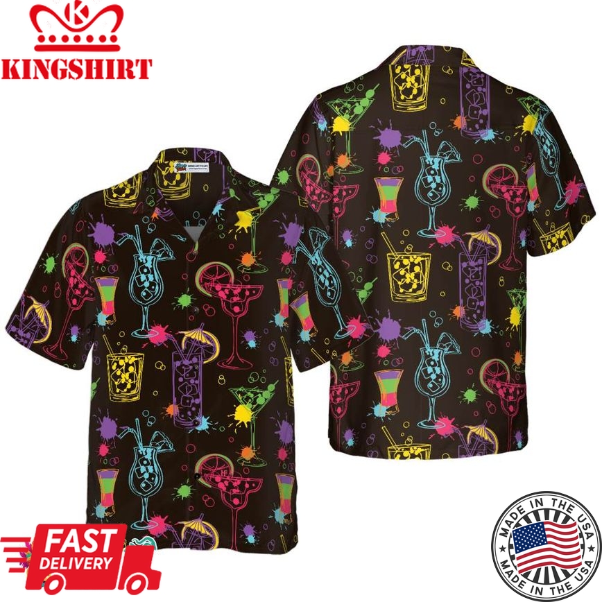 Colorful Cocktails Hawaiian Shirt