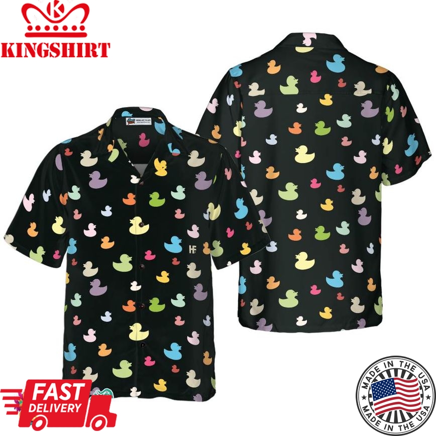 Colorful Ducks Hawaiian Shirt