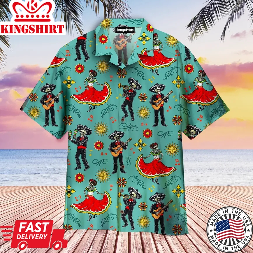 Colorful Mexican Vintage Aloha Trendy Hawaiian Shirts