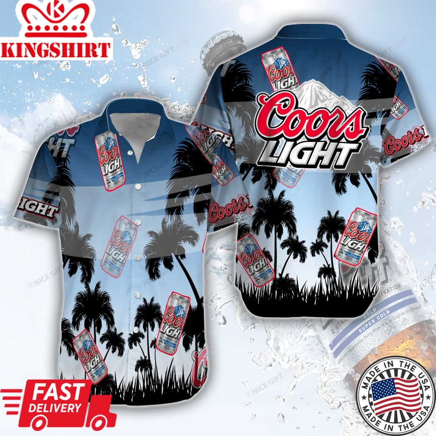 Coors Light Hawaiian Shirt Vacation Essential