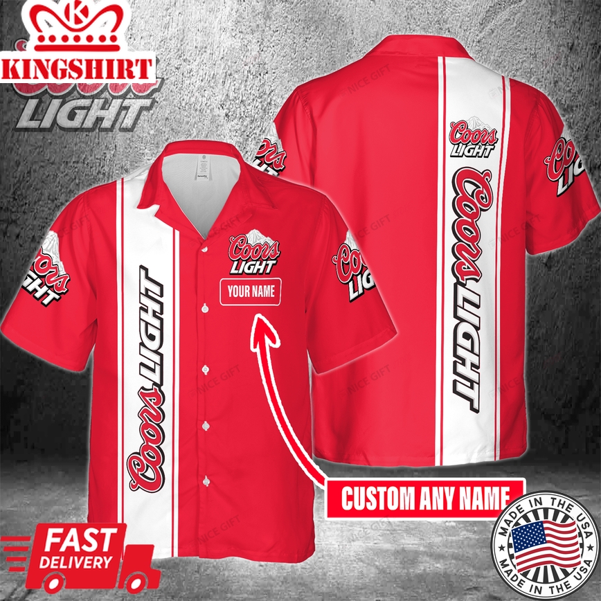 Coors Light Personal Touch Tropical Hawaiian Wear