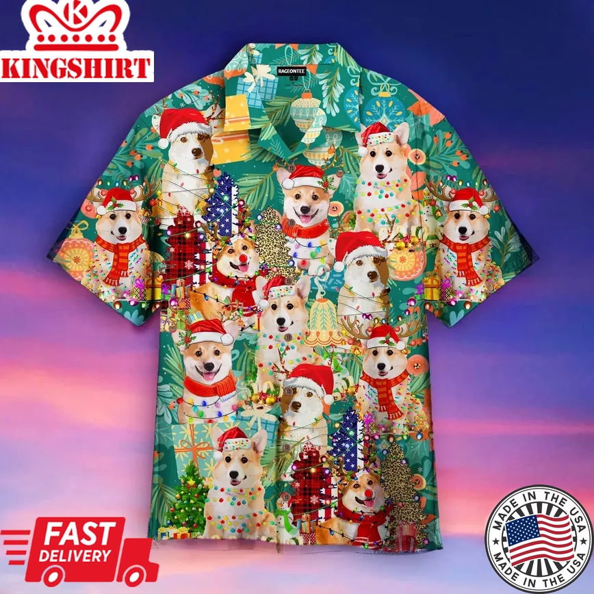 Corgi A Merry Christmas To You Trendy Hawaiian Shirt Aloha Shirt