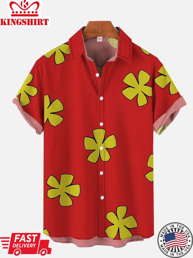 Cosplay Dale Chip And Dale Rescue Rangers Inspired Summer Hawaiian Short Sleeve Aloha Hawaiian Shirt