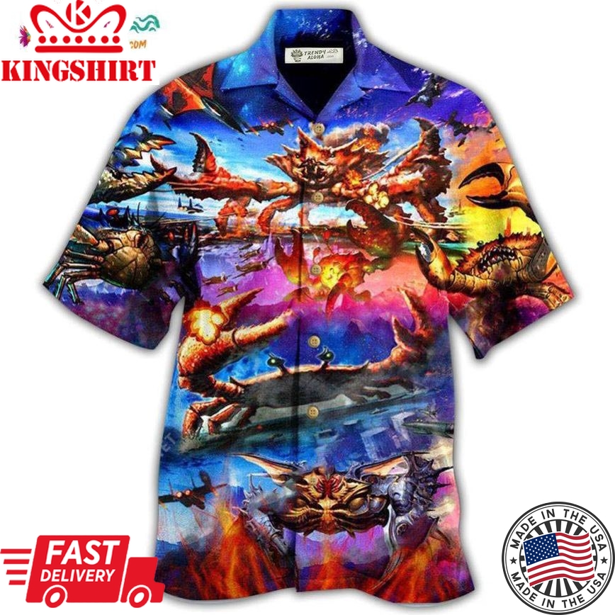 Crab King Of Crab War So Stunning Hawaiian Shirt