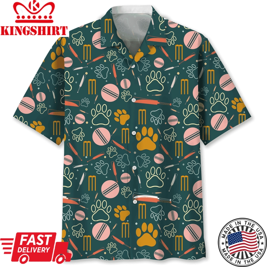 Cricket And Dog Trendy Hawaiian Shirt