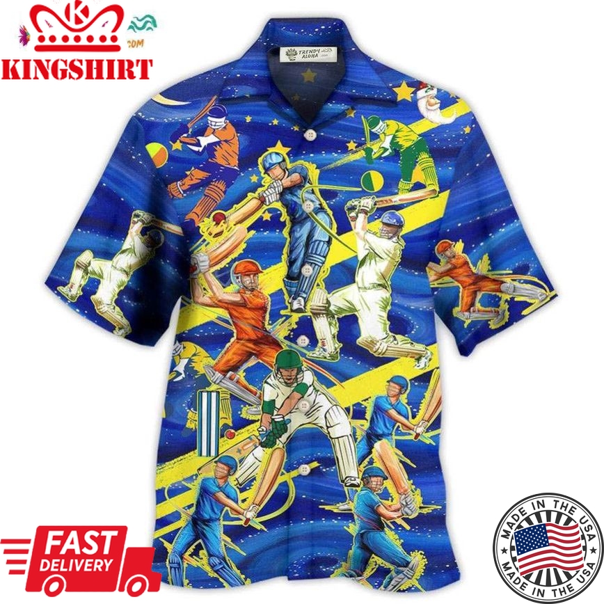 Cricket Lets Play Cricket Hawaiian Shirt