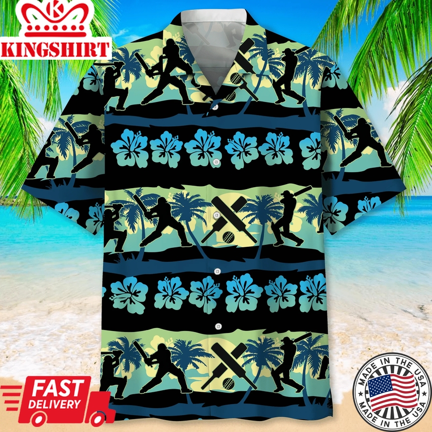 Cricket Nature Beach Trendy Hawaiian Shirt, Trendy Hawaiian Shirt For Men And Women, Summer Gift, Gift For Cricket Lover