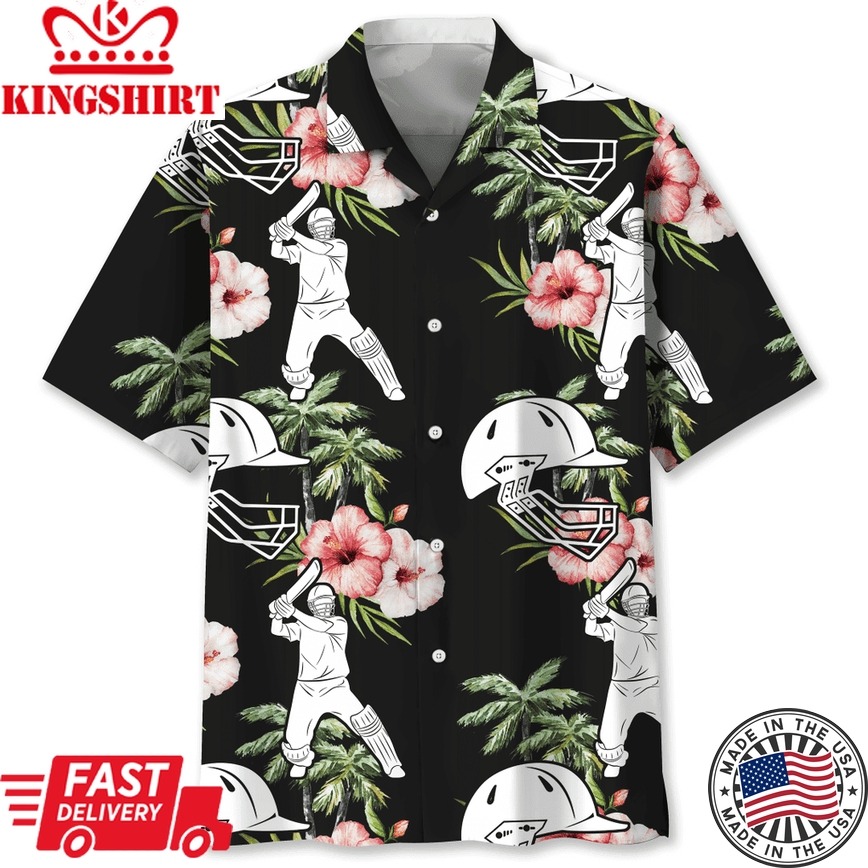 Cricket Nature Flower Trendy Hawaiian Shirt