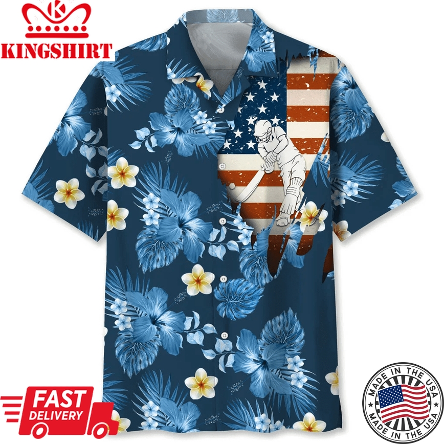 Cricket Usa Tropical Trendy Hawaiian Shirt