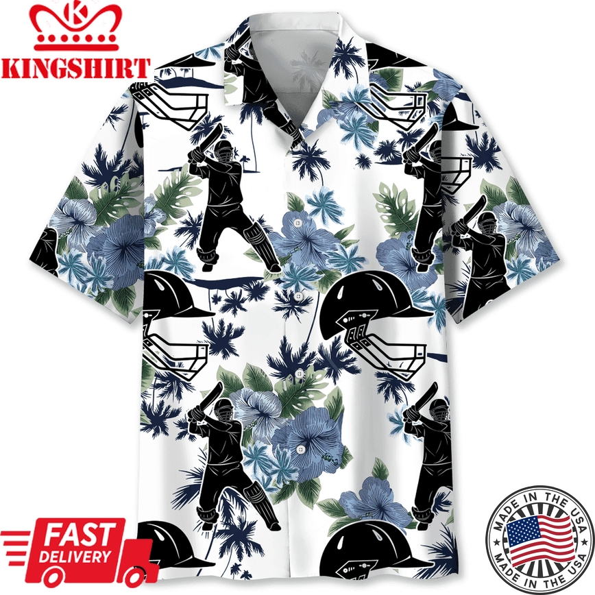 Cricket White Nature Trendy Hawaiian Shirt