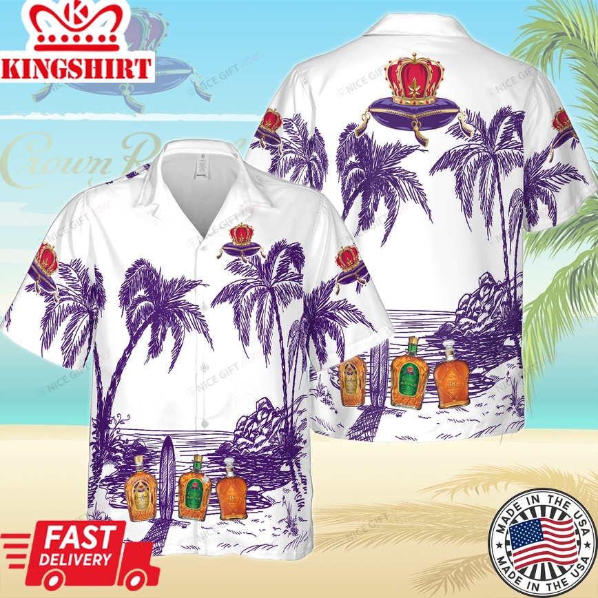 Crown Royal Deluxe Hawaiian Theme Statement Shirt