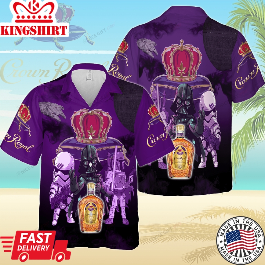 Crown Royal Star Wars Darth Vader Hawaiian 3D Shirt