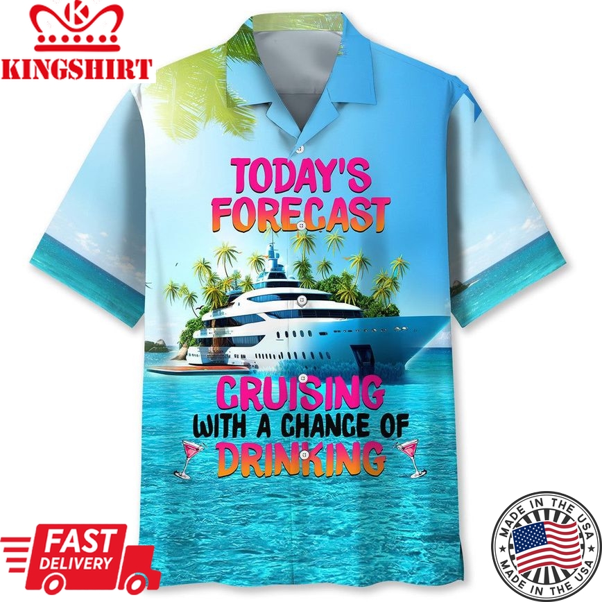 Cruise Forecast Trendy Hawaiian Shirt